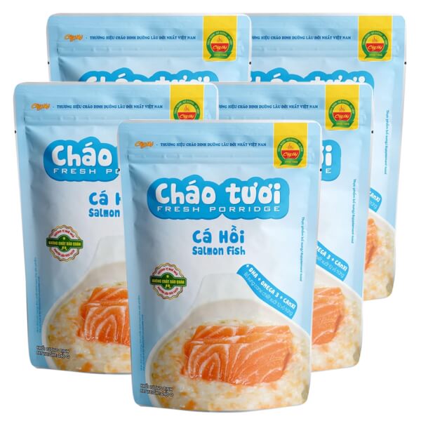 Combo 5 Cháo tươi Cây Thị Cá hồi