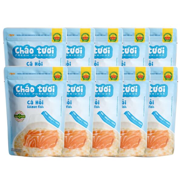 Combo 10 Cháo tươi Cây Thị Cá hồi