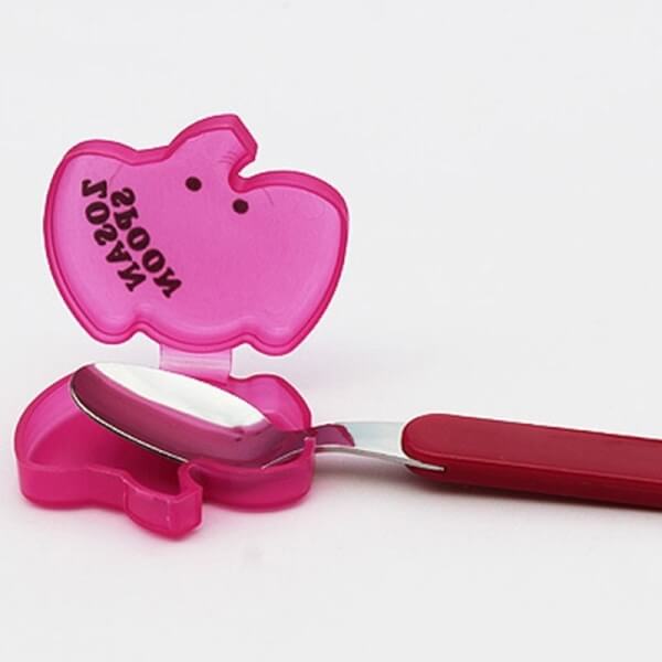 Thìa inox cho bé kèm hộp đựng hình thú (KBN)