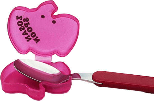 Thìa inox cho bé kèm hộp đựng hình thú (KBN)