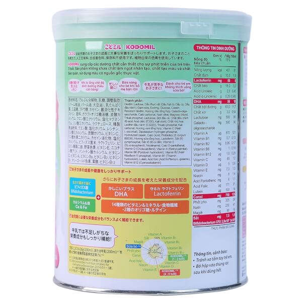 Sữa Morinaga số 3 850g hương dâu (Kodomil, trên 3 tuổi)