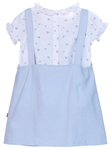 Bộ yếm thun bé gái CF G0520021 (Xanh)