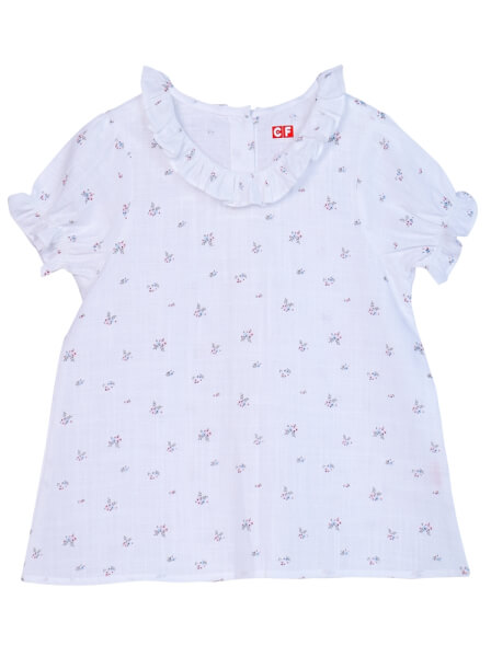 Bộ yếm thun bé gái CF G0520021 (Xanh)