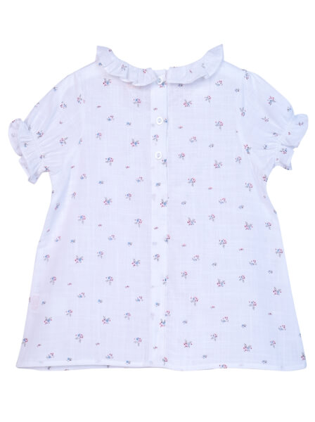 Bộ yếm thun bé gái CF G0520021 (Xanh)