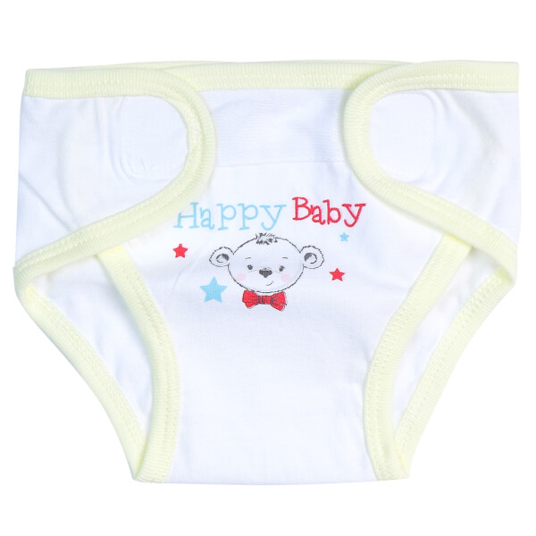 Tã vải sơ sinh dán 5 cái HELLO B&B I0220001 (cỡ S/M,Trắng)