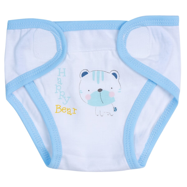 Tã vải sơ sinh dán 5 cái HELLO B&B I0220001 (cỡ S/M,Trắng)