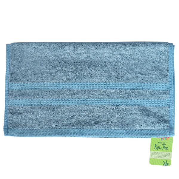 Khăn sợi tre ConCung Good FM1W xanh 34x80 (cm)