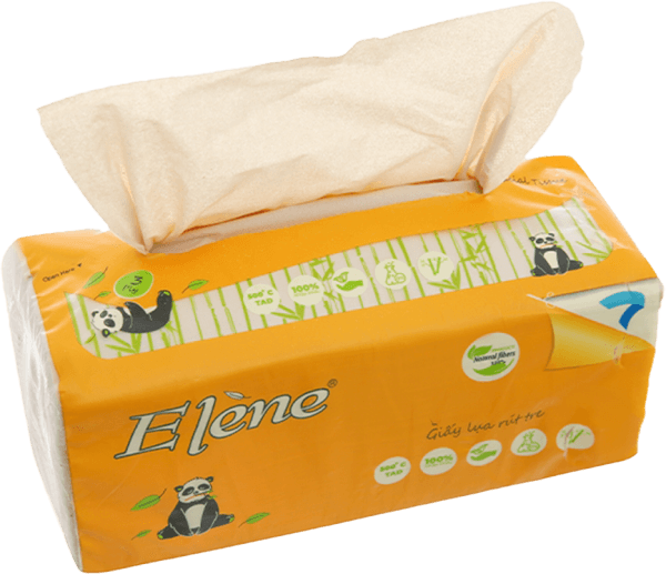 Giấy lụa rút 3 lớp Elène tre bịch 160 tờ