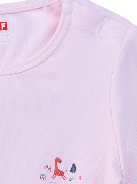 Bộ sơ sinh ngắn Modal CF I0820002 (12M/18M/24M,Hồng)