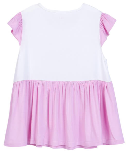 Bộ thun bé gái ngắn mặc nhà CF G1120007 (Hồng)