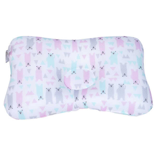 Gối thoáng khí baby&I họa tiết chú gấu (hồng)