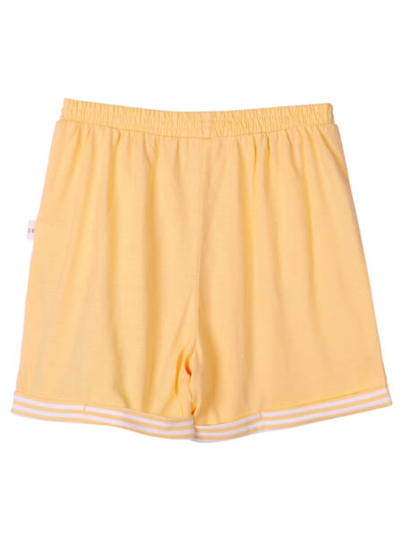 Bộ áo quần thun mặc nhà bé trai ngắn CF B1020025 (1-6 tuổi,Sọc vàng)