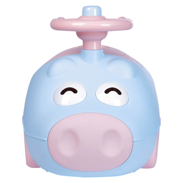 Bô vệ sinh cao cấp hình chú heo ConCung Good màu xanh