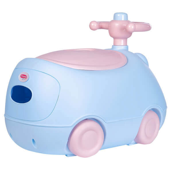 Bô vệ sinh cao cấp hình chú heo ConCung Good màu xanh