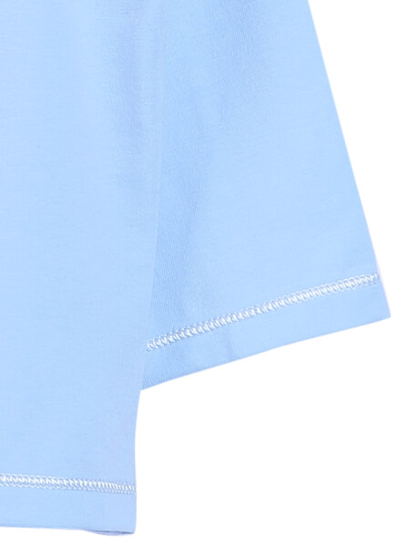 Bộ áo quần thun bé trai dài CF B1020004 (9-24M,Xanh)