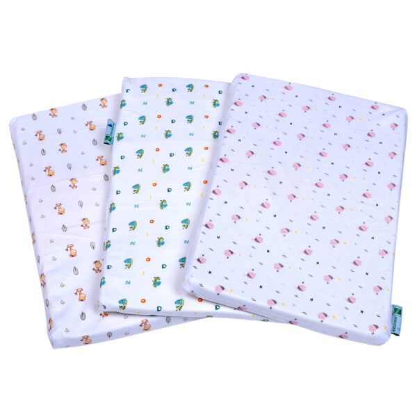 Gối cao su thiên nhiên Baby Lucky màu xanh