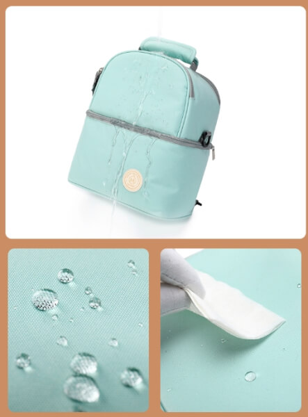 Balo đa năng cho mẹ bỉm sữa - màu xanh