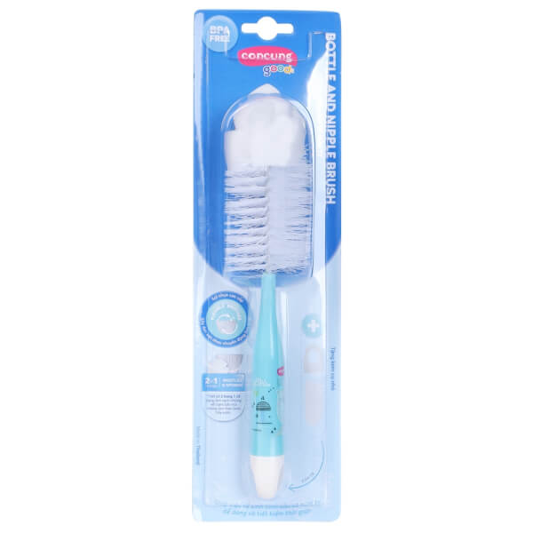 Cọ rửa bình sữa và núm ty ConCung Good (Xanh dương)