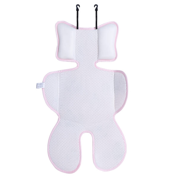 Tấm lót xe đẩy BeBéar cao cấp thoáng khí 8611 (màu hồng)