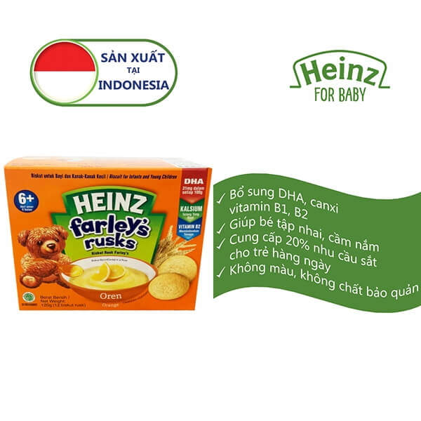 Combo 2 Bánh quy vị cam - Heinz Farley