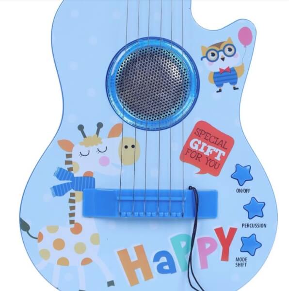 Đàn guitar điện tử có nhạc  JS040774 (Xanh)