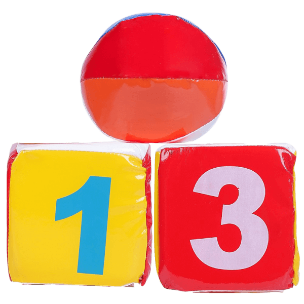 Bộ bóng mềm 4' và chữ số JS040726 Toycity