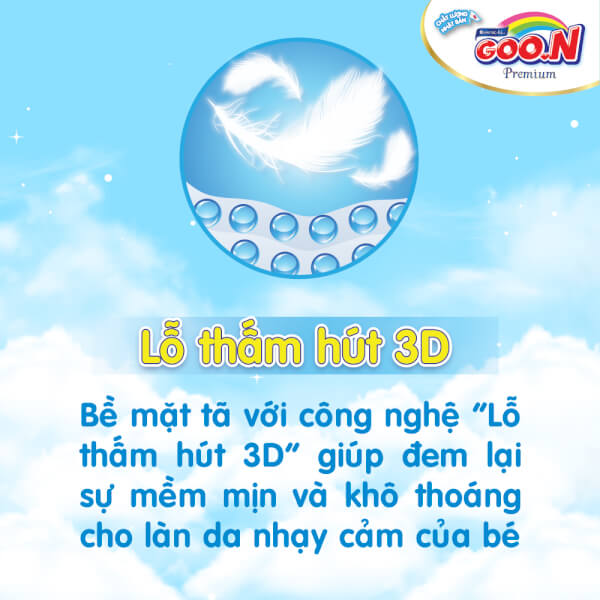 Bỉm tã dán Goon Premium size XL 46 miếng (12-20kg)