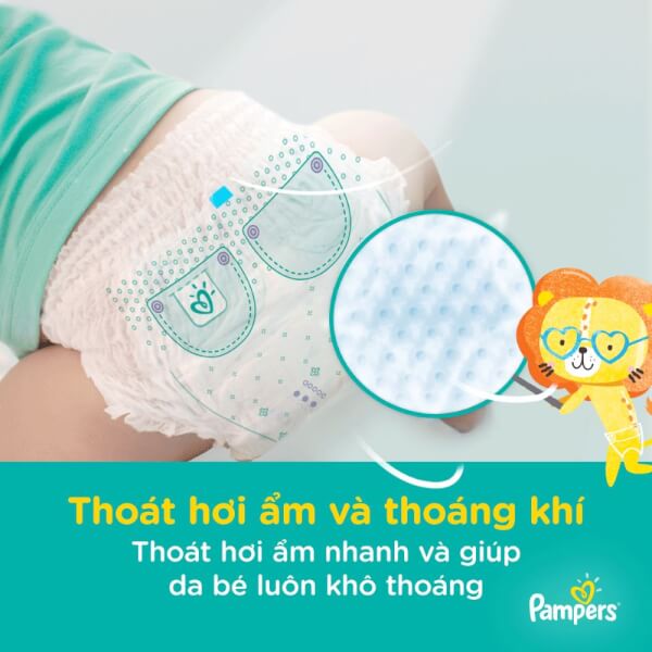 Bỉm tã quần Pampers giữ dáng size M 60 miếng (7-12kg)