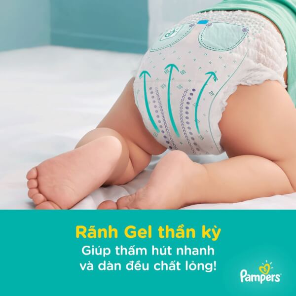 Bỉm tã quần Pampers giữ dáng size M 60 miếng (7-12kg)