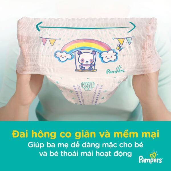 Bỉm tã quần Pampers giữ dáng size M 60 miếng (7-12kg)