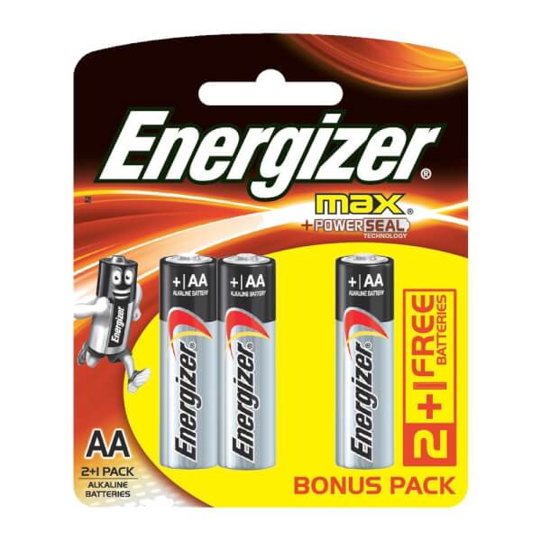 Pin Energizer Max AA E91BP2+1 (vỉ 2+1)