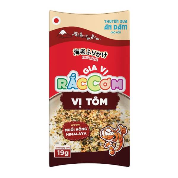Gia vị rắc cơm Thuyền Xưa vị tôm 19gr