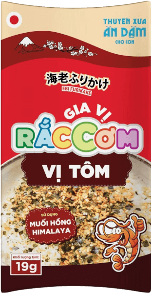 Gia vị rắc cơm Thuyền Xưa vị tôm 19gr