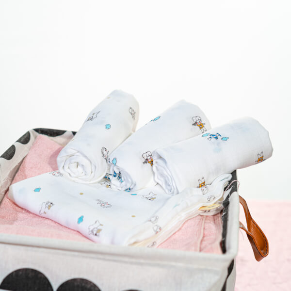 Khăn gạc sợi tre cao cấp ConCung Good BM8X 60x120 (cm)