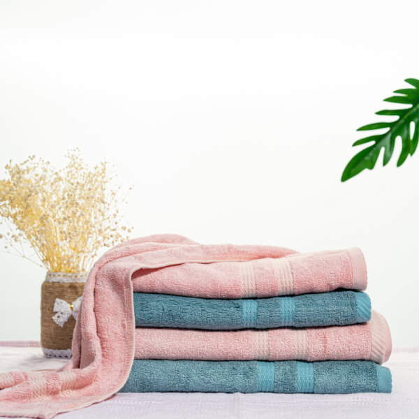 Khăn sợi tre ConCung Good BM1W hồng 60x120(cm)