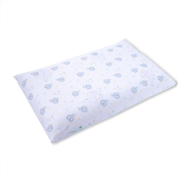 Gối cao su thiên nhiên Baby Lucky màu xanh