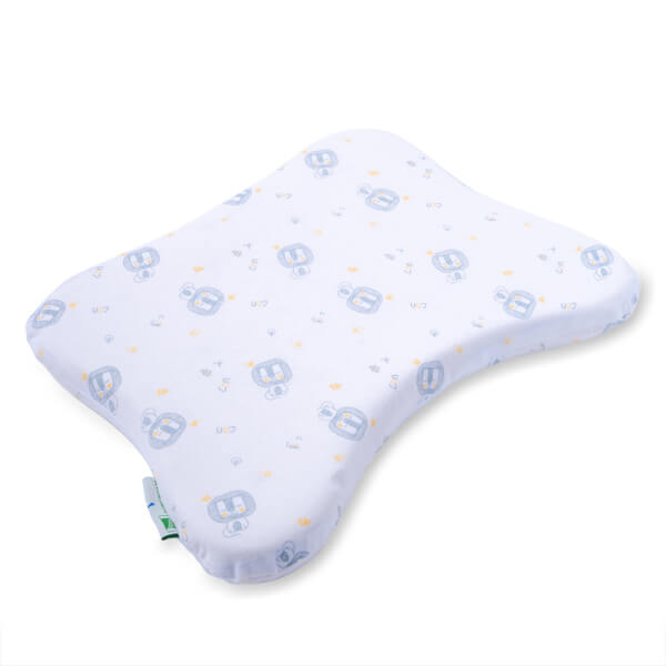 Gối cao su thiên nhiên Baby A màu xanh (Dorufoam)