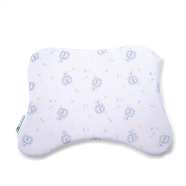 Gối cao su thiên nhiên Baby A màu xanh (Dorufoam)