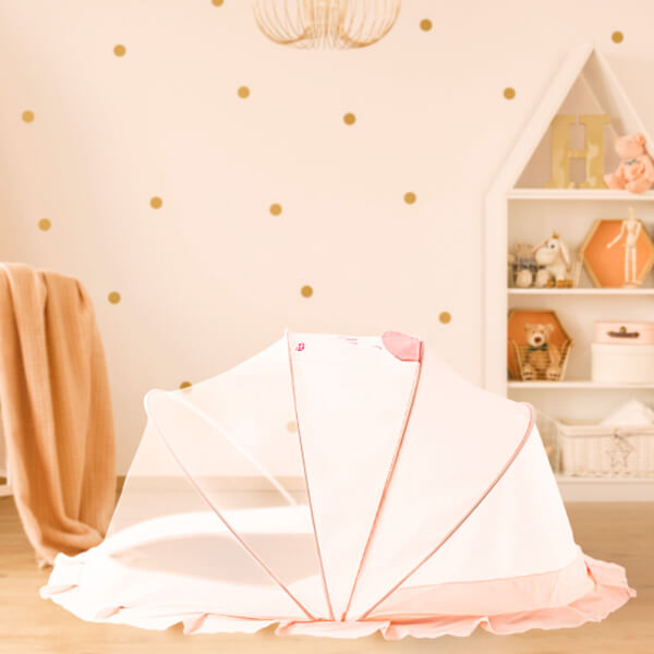 Mùng cao cấp cho bé ConCung Good BED21001 (110x60x65cm, Hồng)