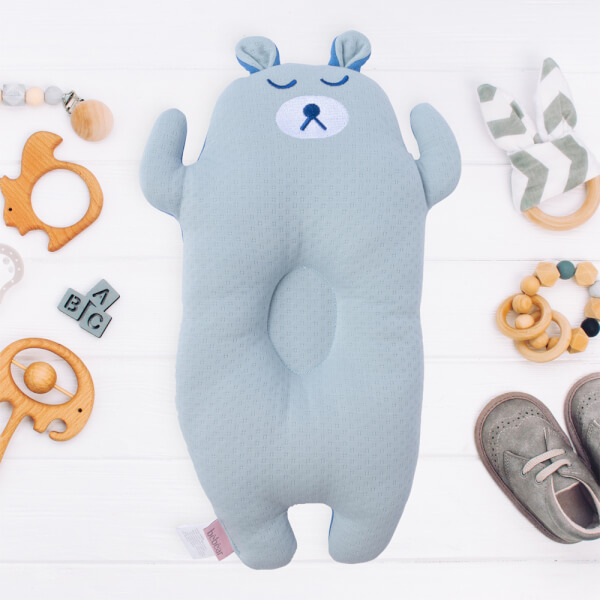 Gối Bebear kháng khuẩn NA8808 xanh