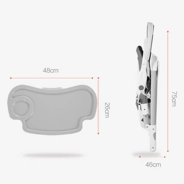 Ghế ngồi ăn chân cao Baby Pretty (hồng)