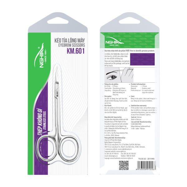 Kéo tỉa lông mày KM-601 NGHĨA