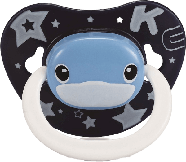 Ty giả cho bé bằng silicone (KU5513, 6M+, Xanh)
