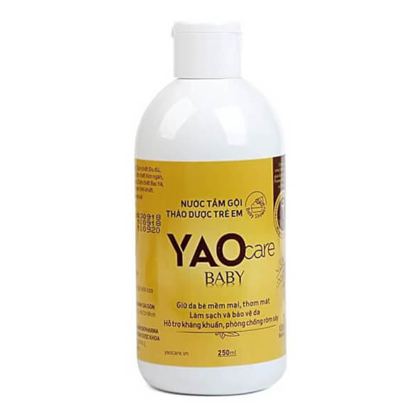 Tắm gội toàn thân thảo dược Yaocare baby cho bé từ 0 tháng 250ml