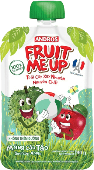 Trái Cây Xay Nhuyễn Nguyên Chất Fruit Me Up Mãng Cầu Táo