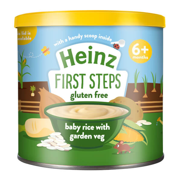 Combo 2 Bột ăn dặm Heinz - Gạo, rau củ xay nhuyễn