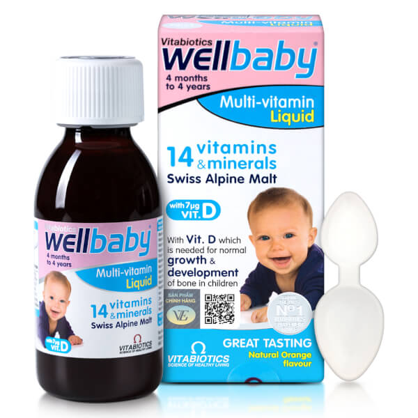 Thực phẩm bảo vệ sức khỏe WELLBABY MULTI-VITAMIN LIQUID