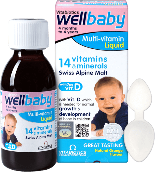 Thực phẩm bảo vệ sức khỏe WELLBABY MULTI-VITAMIN LIQUID