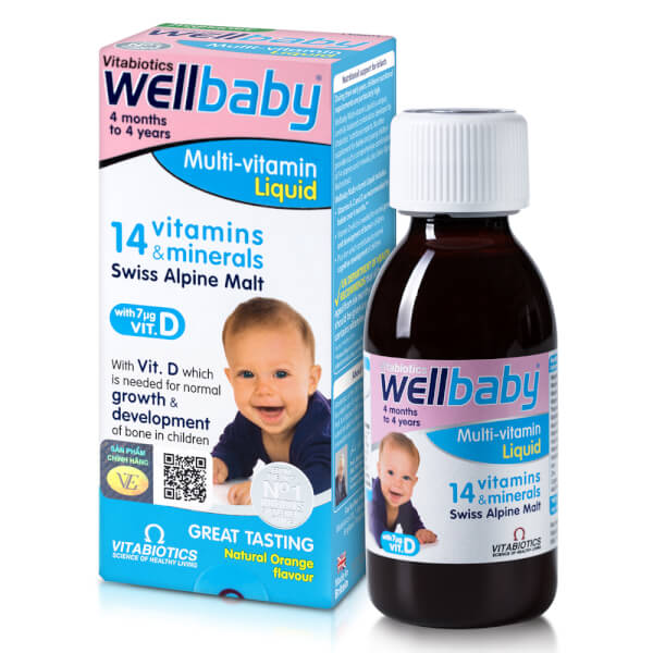 Thực phẩm bảo vệ sức khỏe WELLBABY MULTI-VITAMIN LIQUID