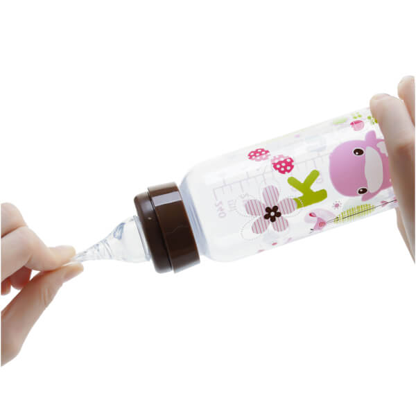 Combo 2 Bình sữa Kuku nhựa PP BPA Free cổ hẹp 240ml (KU5928A, Hồng)